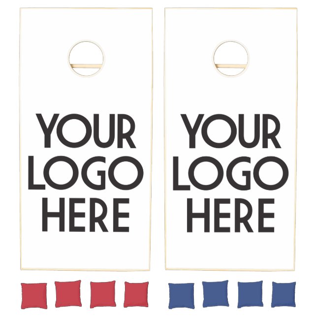 Use Your Own Logo Custom Company Party Cornhole Set (Set)