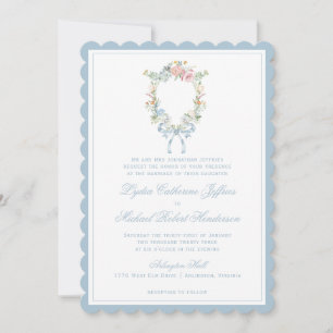Use-Your-Own Monogram Wedding Invitation