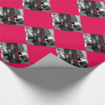 Use Your Own Photo On Red Wrapping Paper Use Your Own Photo On Red Wrapping Paper