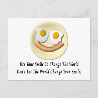 Use Your Smile To Change The World Postcard