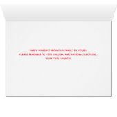 Use Your Voice Get Out The Vote Cards (Inside Horizontal (Bottom))