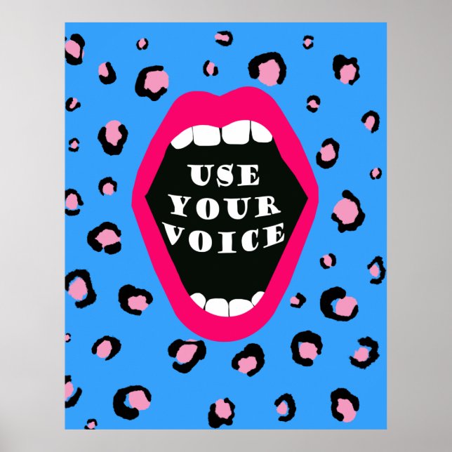 Use Your Voice Poster (Front)