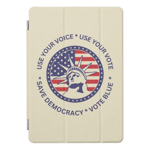 Use Your Vote Patriotic Liberty Badge  iPad Pro Cover