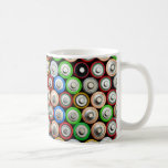 Used Alkaline Battery Pattern Texture Background R Coffee Mug at Zazzle