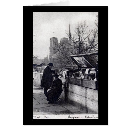 Used Book Sellers, Notre Dame Paris Cards (Front)
