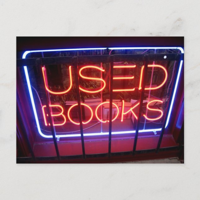 used books postcard (Front)