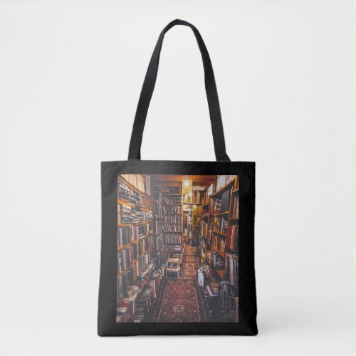 Used Bookstore Photo Book Lovers Tote Bag