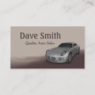 Used Car Dealer and Service Business Card