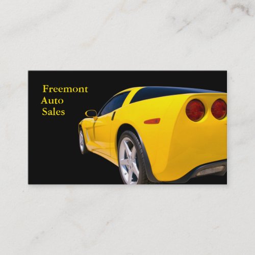 Used Car Dealer Business Cards