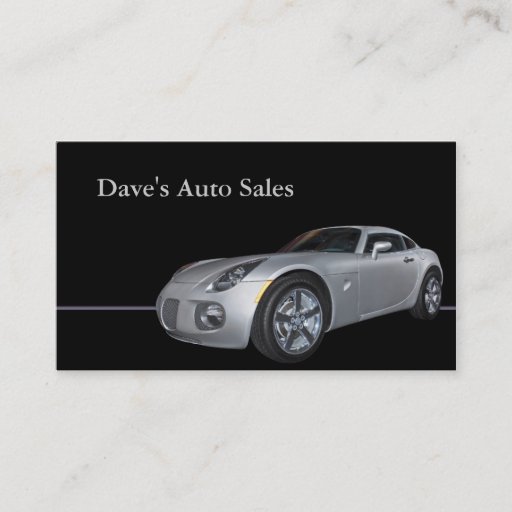 Customizable Used Car Dealer Business Card Template