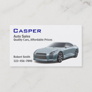 Used Car Dealer Business Card