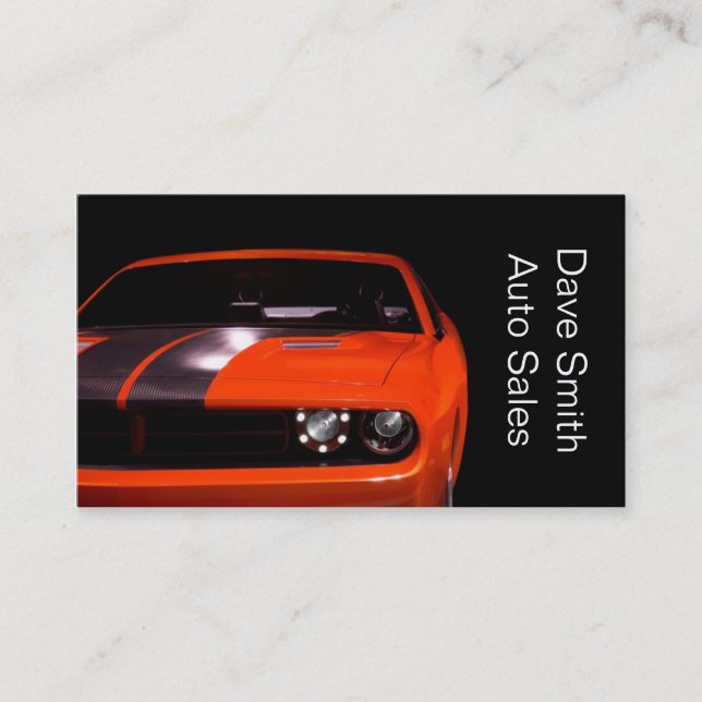 Used Car Dealer Business Card (Front)