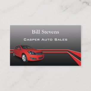 Used Car Dealer Business Card