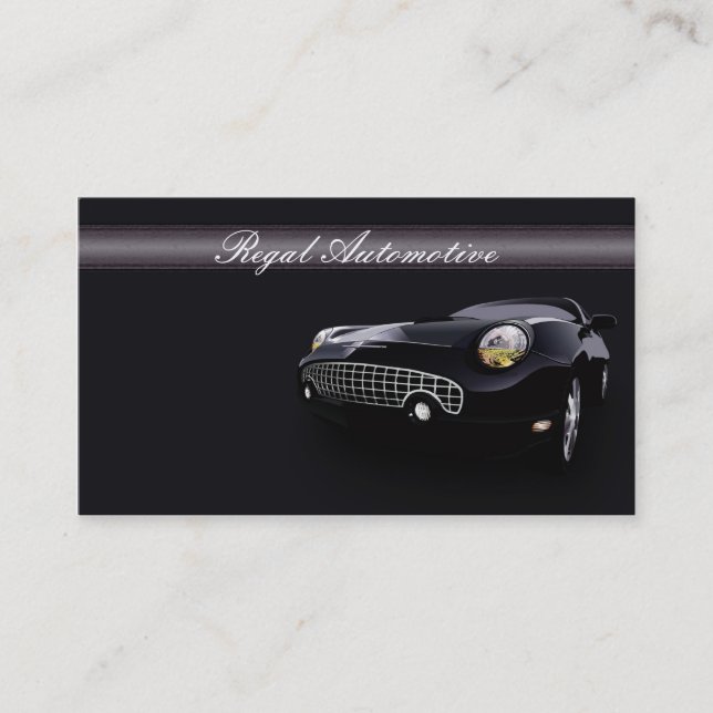 Used Car Dealer Business Card (Front)