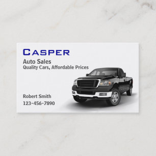 Used Car Dealer Business Card