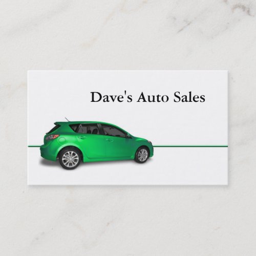Used Car Dealer Business Cards