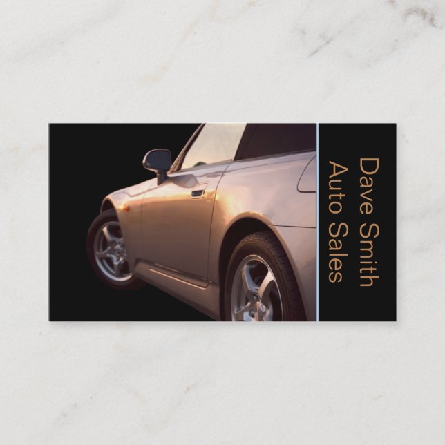 Used Car Dealer Business Card (Front)