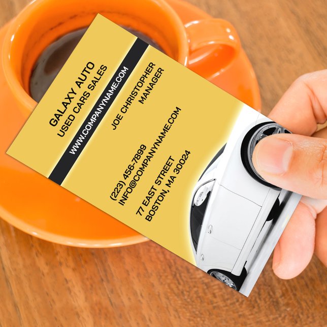 Used Car Dealer Business Card Template (Creator Uploaded)