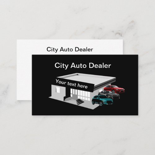 Used Car Dealer Business Card Template