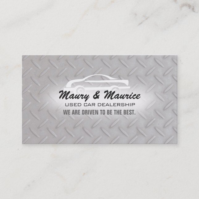 Used Car Dealership Business Cards (Front)