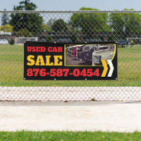 Used Car Sale Custom Banner