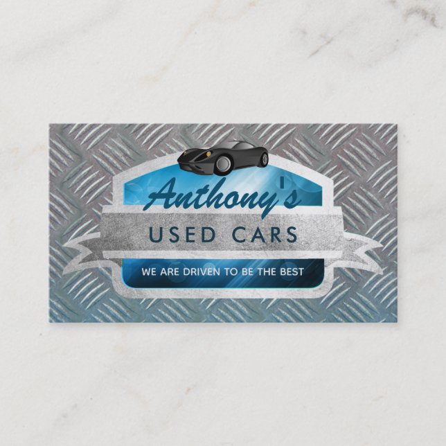 Used Cars Slogans Business Cards (Front)