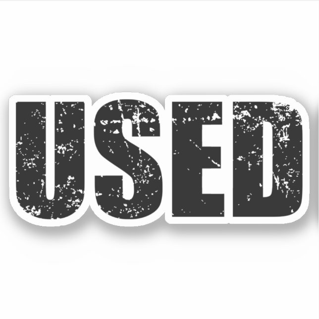 USED STICKER (Front)