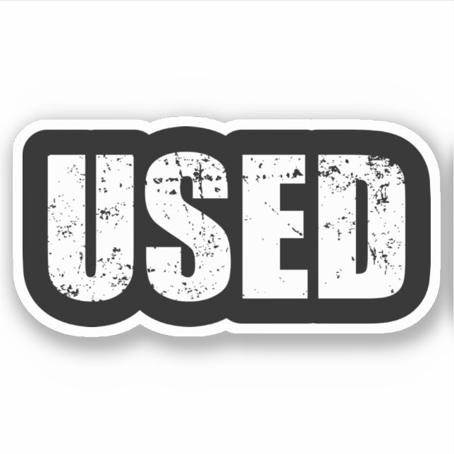 USED STICKER (Front)