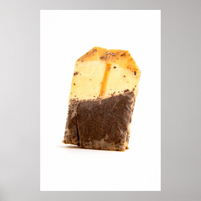 Used tea bag poster (Front)