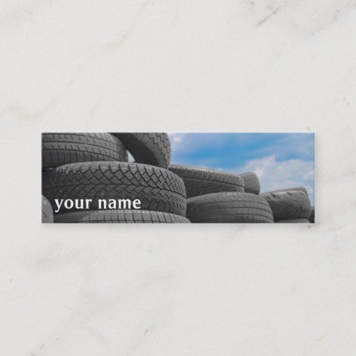 Used Tires Skinny Business Card