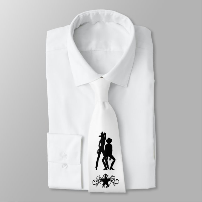 Used to Be a Line Dance Neck Tie (Tied)