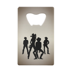 Used to Be a Line Dance Western Credit Card Bottle Opener