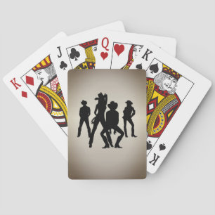 Used to Be a Line Dance Western Poker Cards