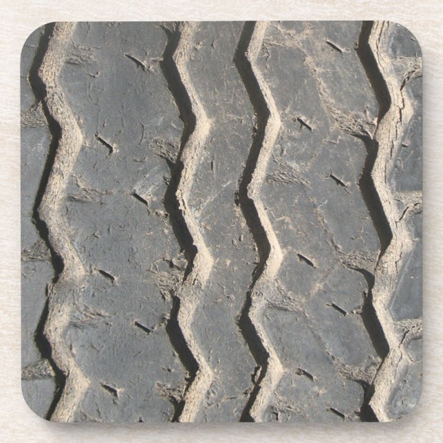 Used Truck Tire Beverage Coaster (Front)