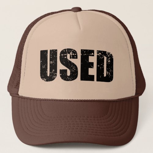 USED TRUCKER HAT