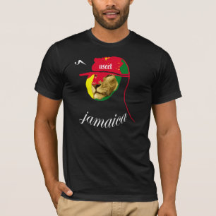 Useet Jamaica Lionhead Black T-shirt