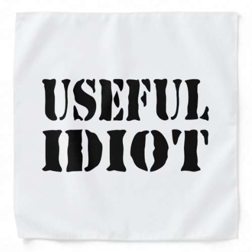 USEFUL IDIOT BANDANA