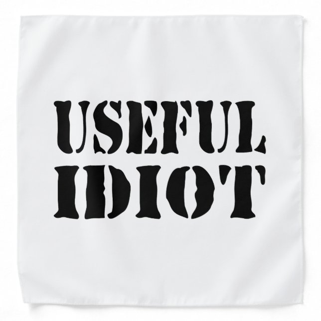 USEFUL IDIOT BANDANA (Front)
