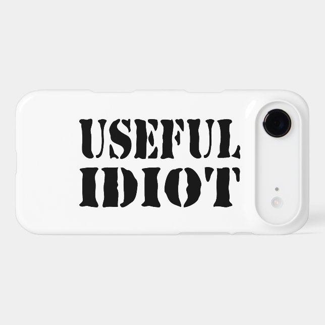 USEFUL IDIOT Case-Mate iPhone CASE (Back (Horizontal))