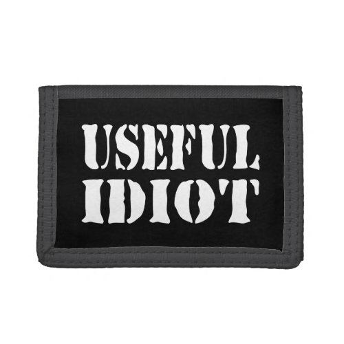 USEFUL IDIOT TRIFOLD WALLET