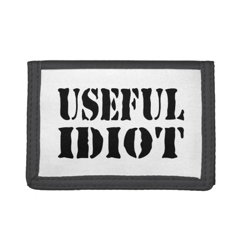 USEFUL IDIOT TRIFOLD WALLET