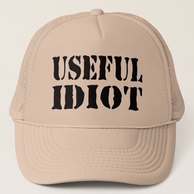 USEFUL IDIOT TRUCKER HAT (Front)
