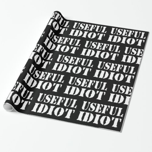 USEFUL IDIOT WRAPPING PAPER