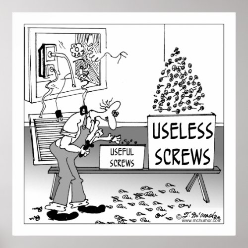 Useful  Useless Screws Poster