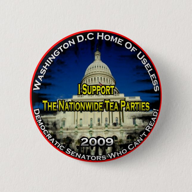 Useless Senators Pinback Button (Front)