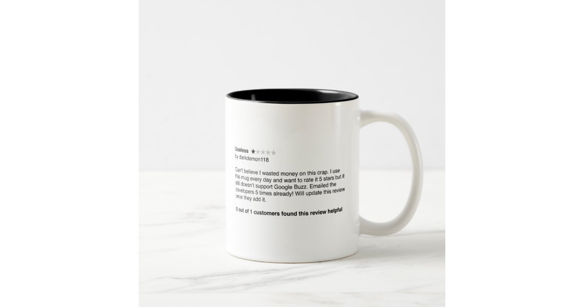 Useless Two-Tone Coffee Mug | Zazzle