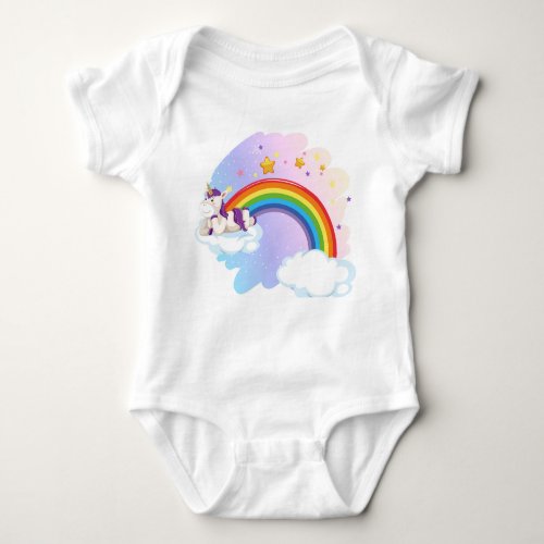 User Baby Jersey Bodysuit Rainbow color 