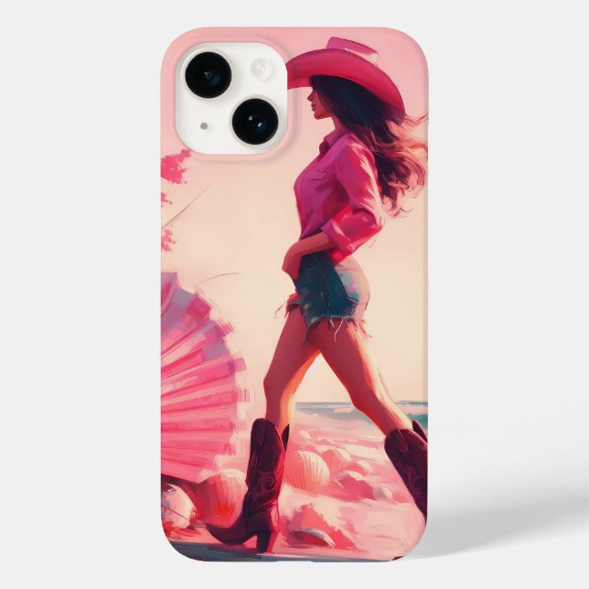 User Cowgirl's Coastal Waltz Case-Mate iPhone Case (Back)