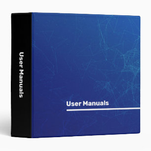 User Manuals Technology Style 3 Ring Binder