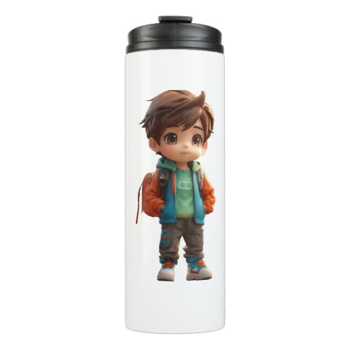 User ready for knowledge boy thermal tumbler